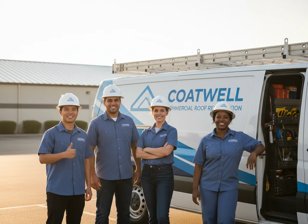 Commercial roof coating company in Merry Hill, NC