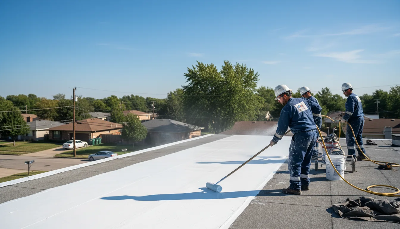 Commercial roof coating in Merry Hill, NC near me